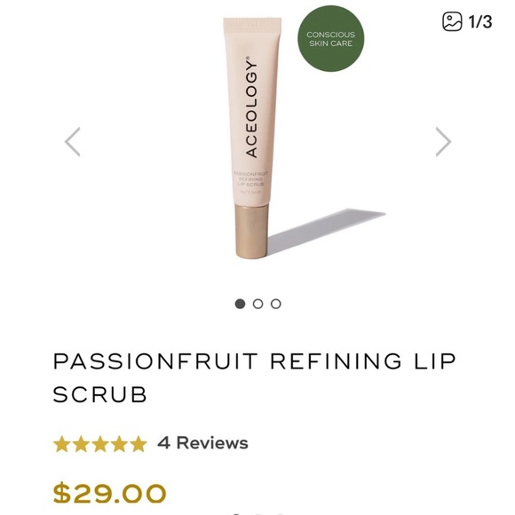 Aceology PASSIONFRUIT REFINING
LIP SCRUB New - Picture 3 of 6
